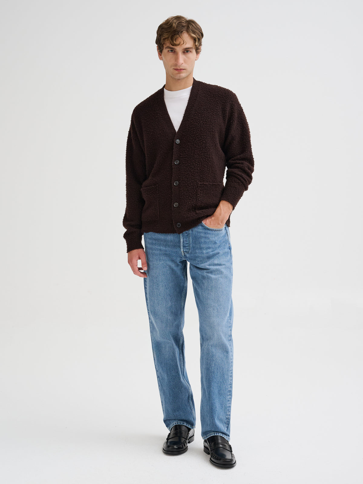 Cardigan effetto Casentino