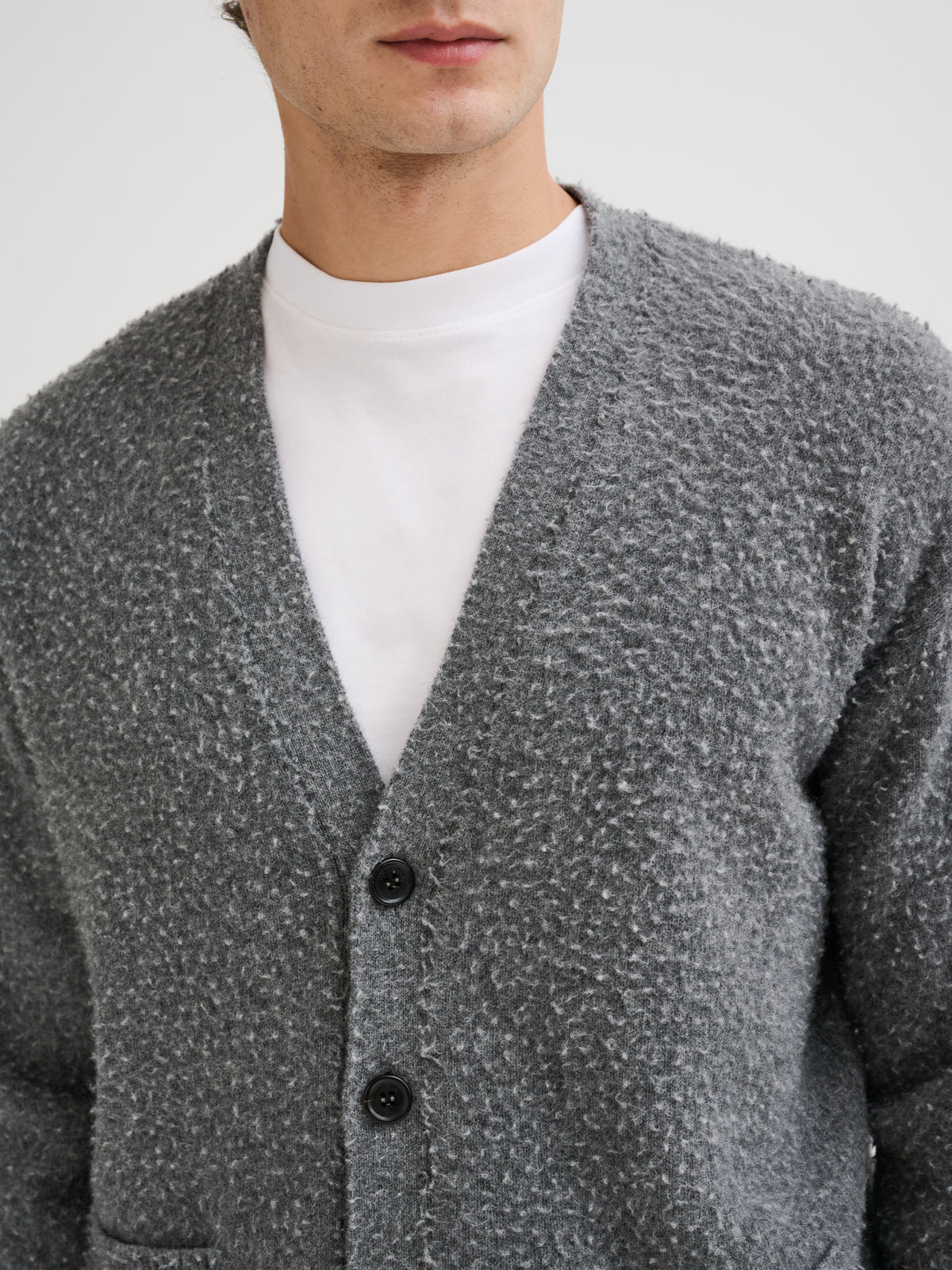 Cardigan effetto Casentino