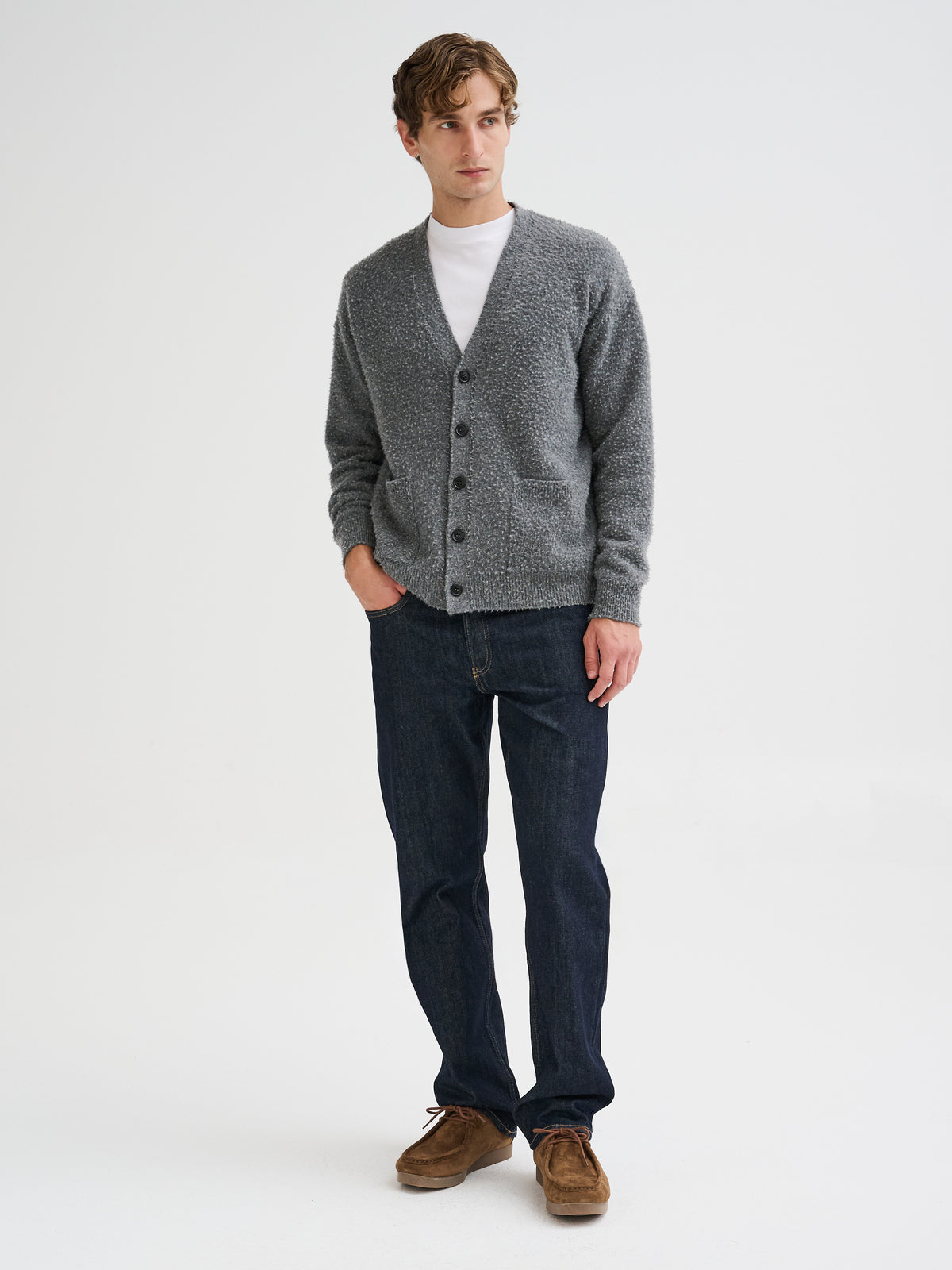 Cardigan effetto Casentino