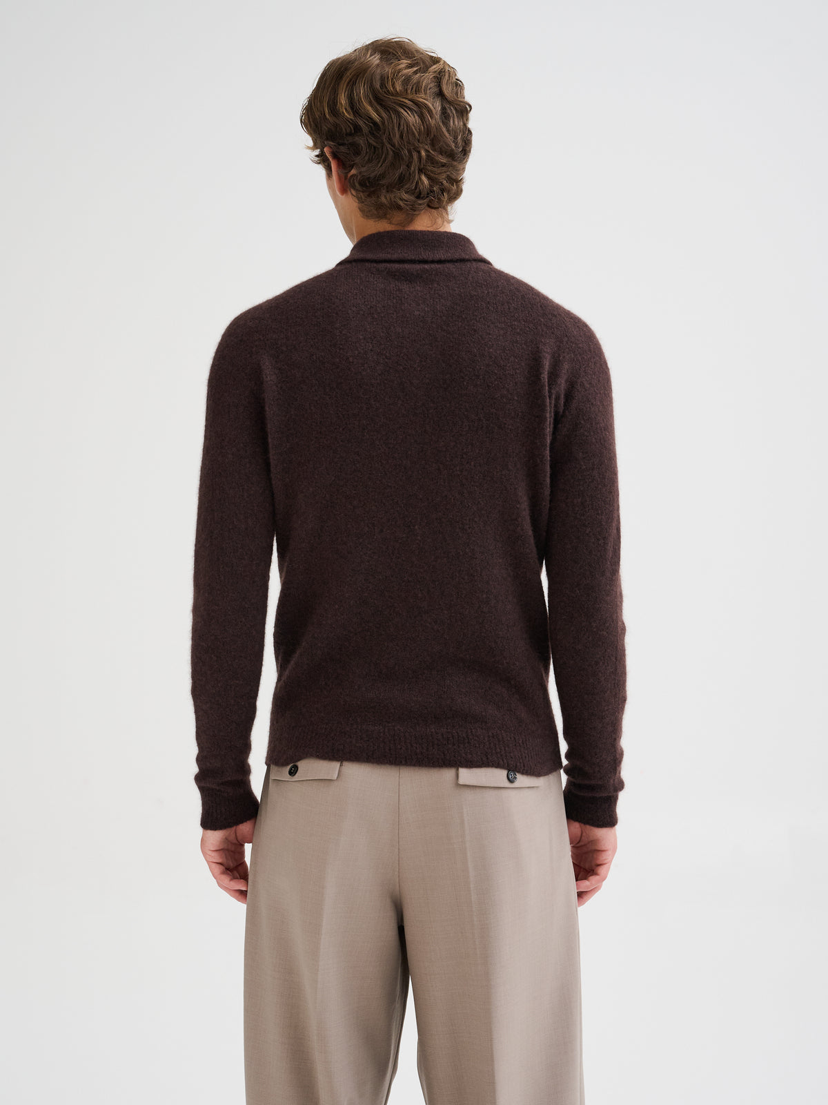 Polo in cashmere e seta