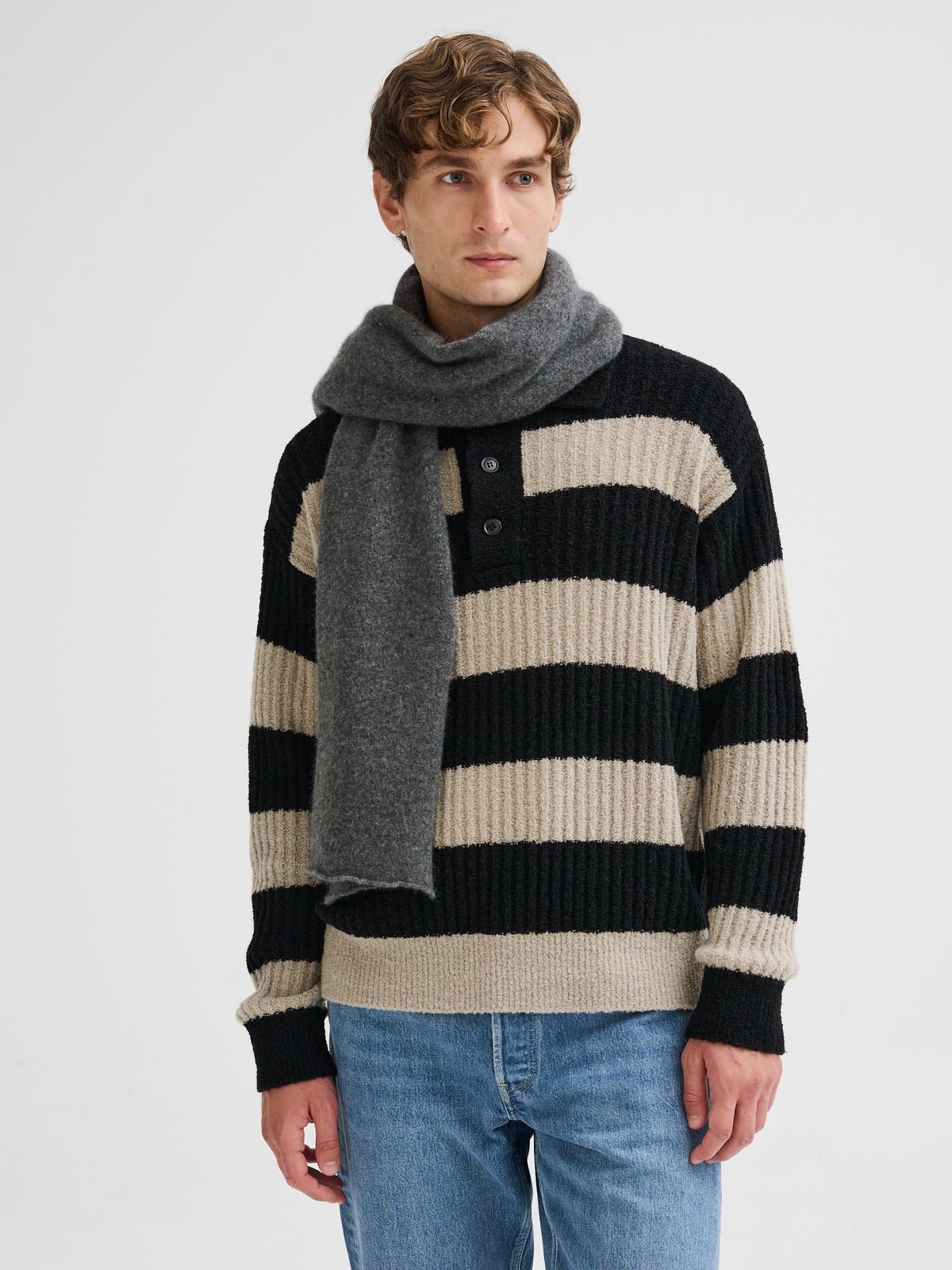 Sciarpa in cashmere e seta
