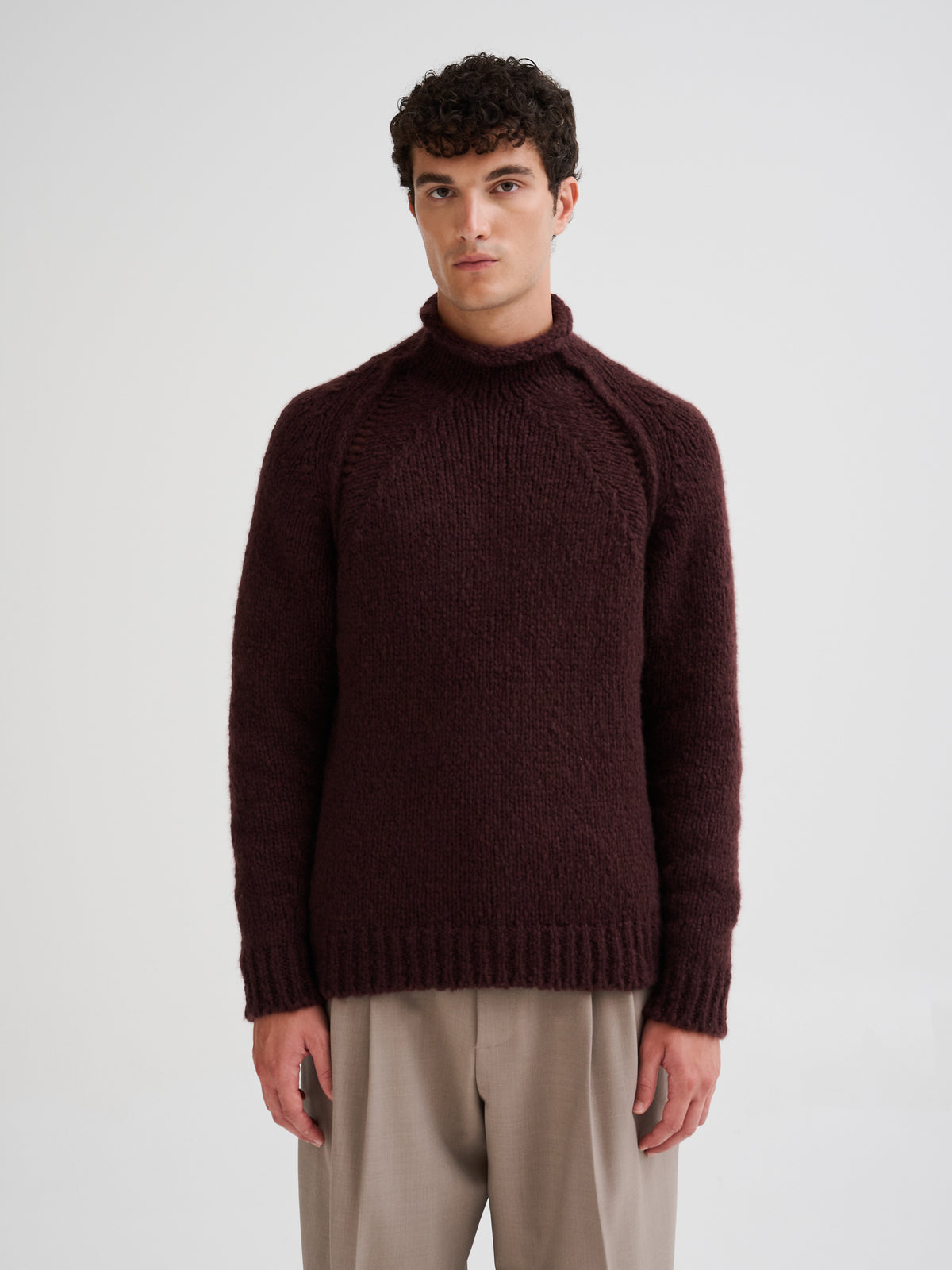 Lupetto in cashmere e seta