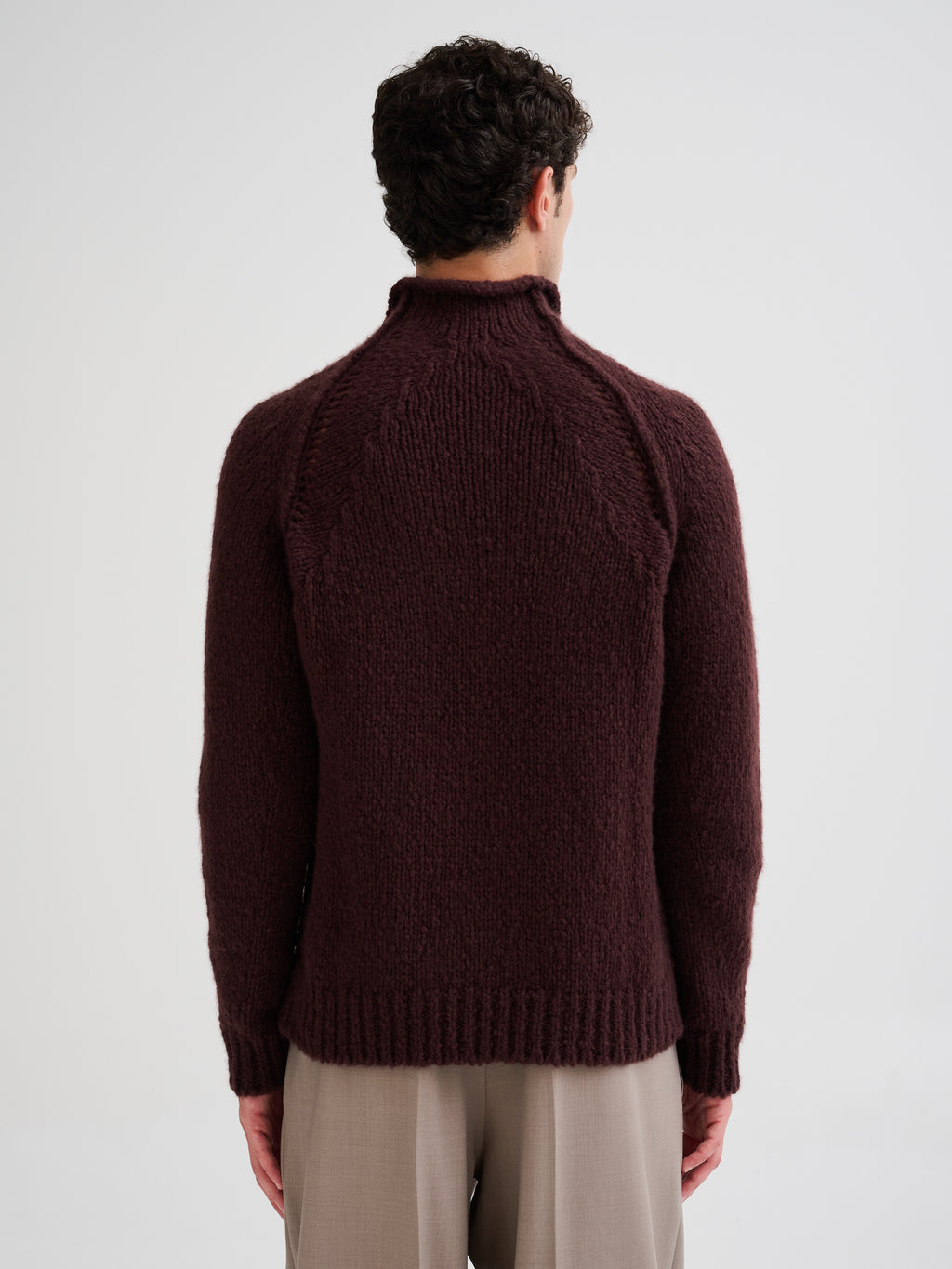 Lupetto in cashmere e seta