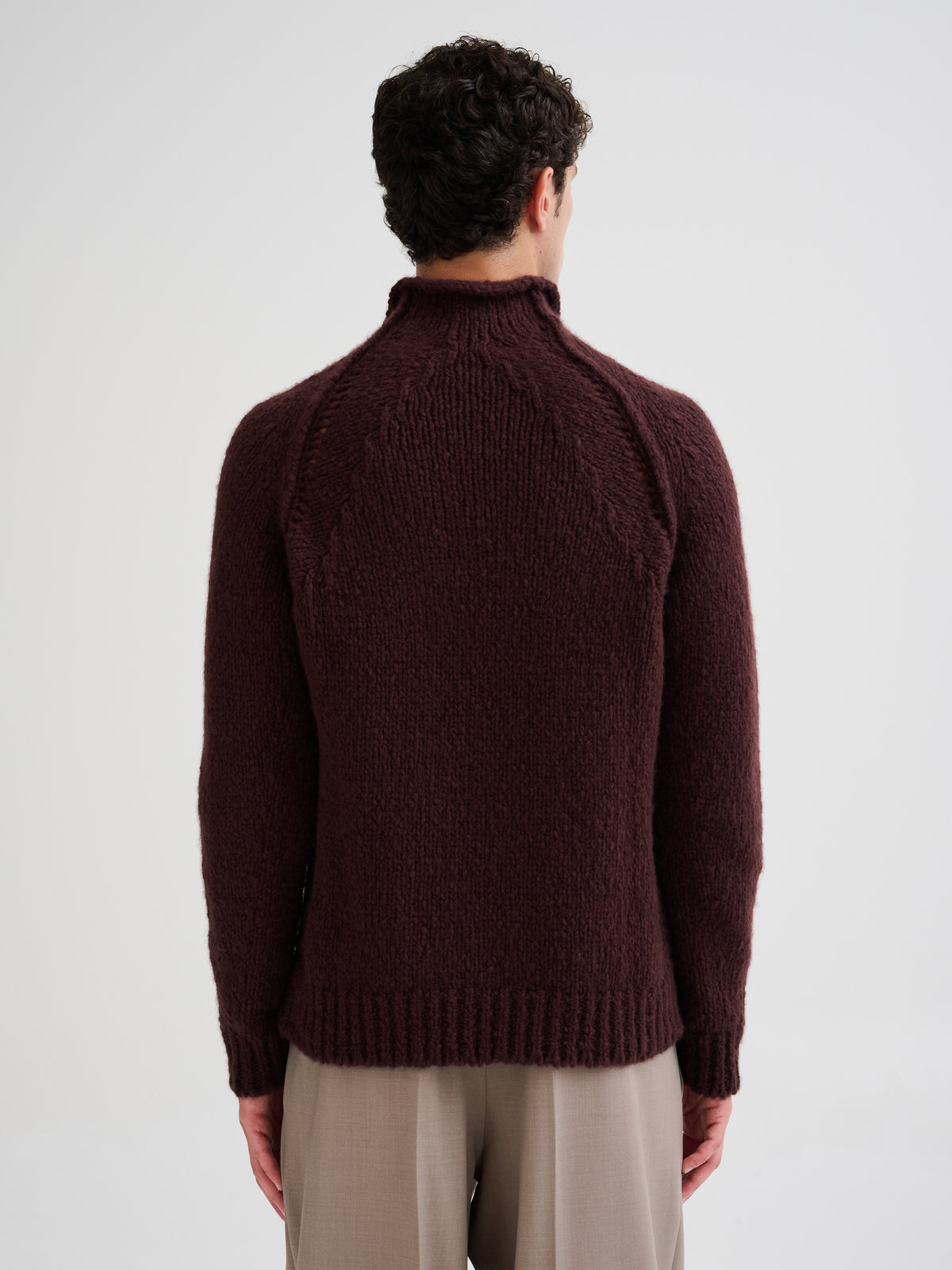 Lupetto in cashmere e seta