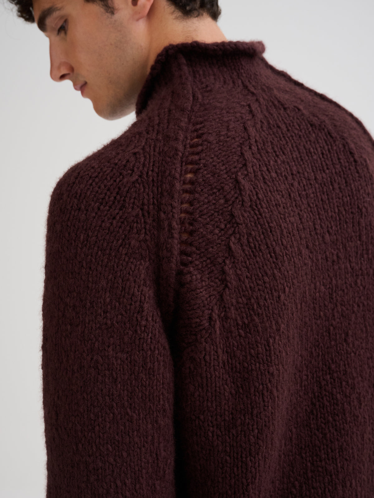 Lupetto in cashmere e seta