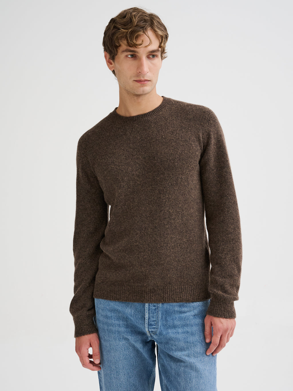 Maglia in lana e cammello