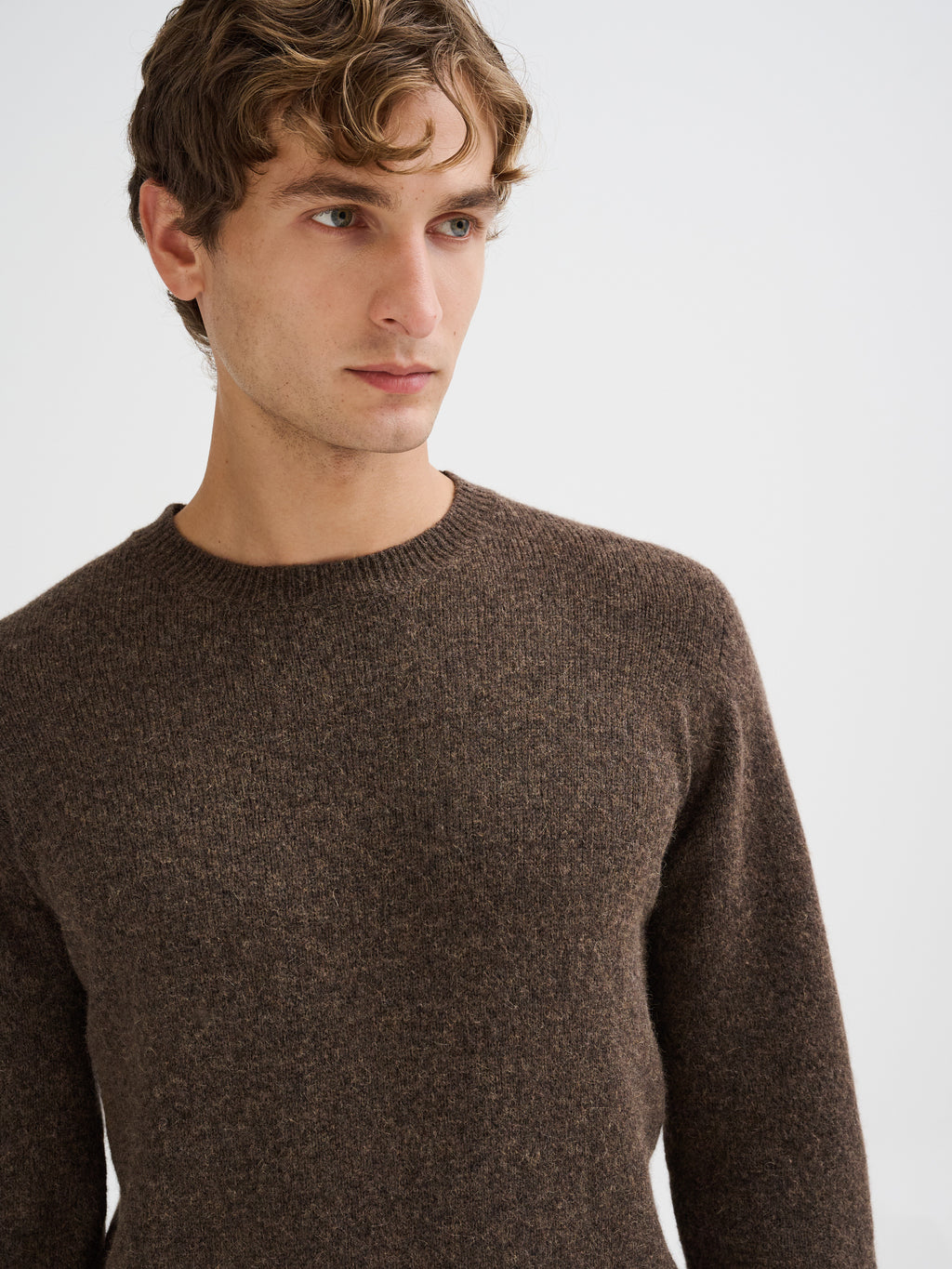 Maglia in lana e cammello