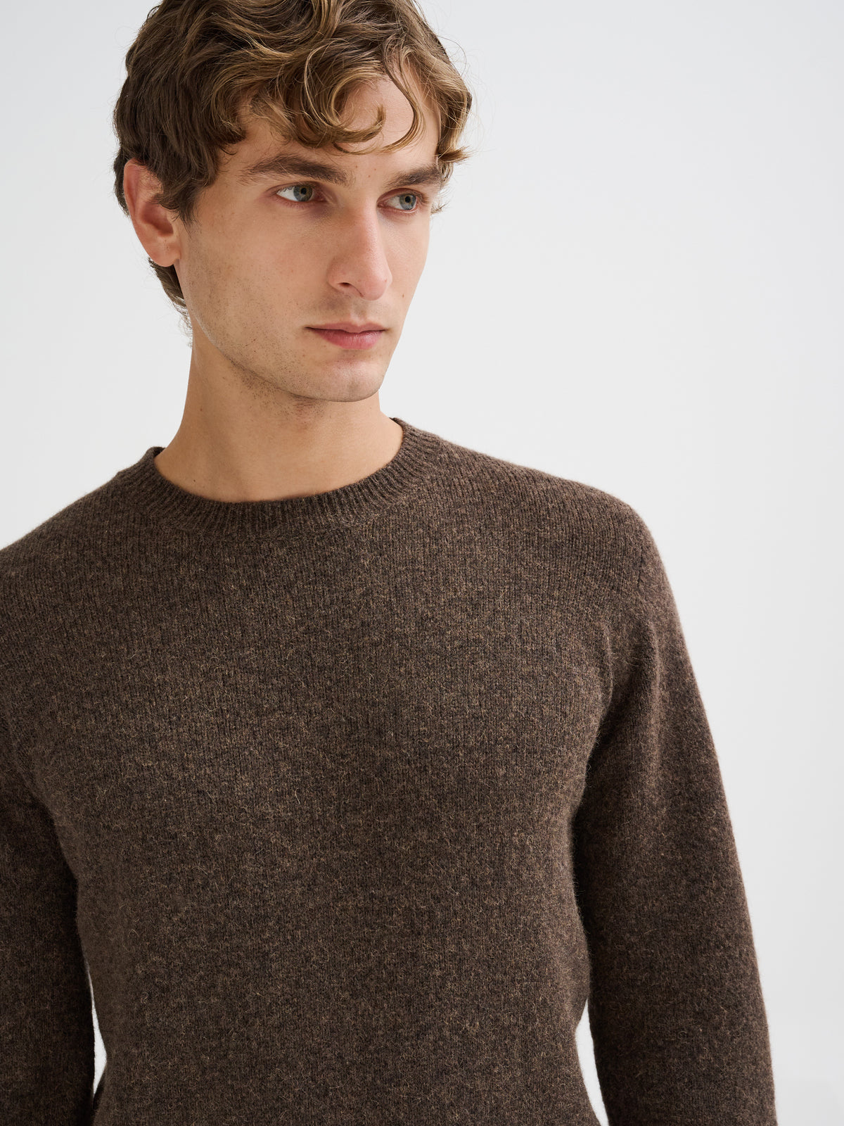 Maglia in lana e cammello
