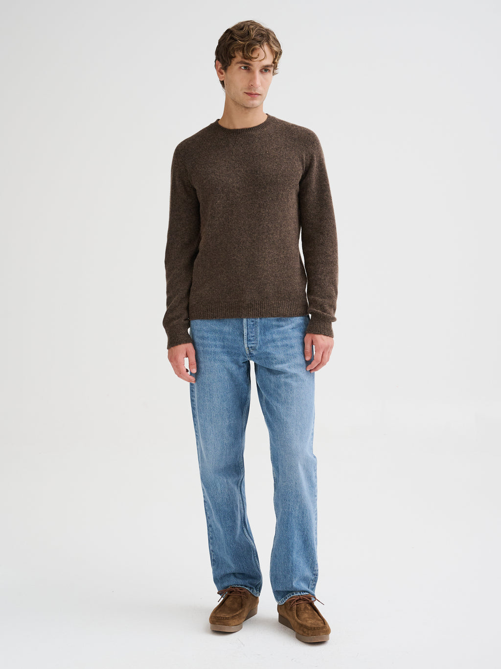 Maglia in lana e cammello