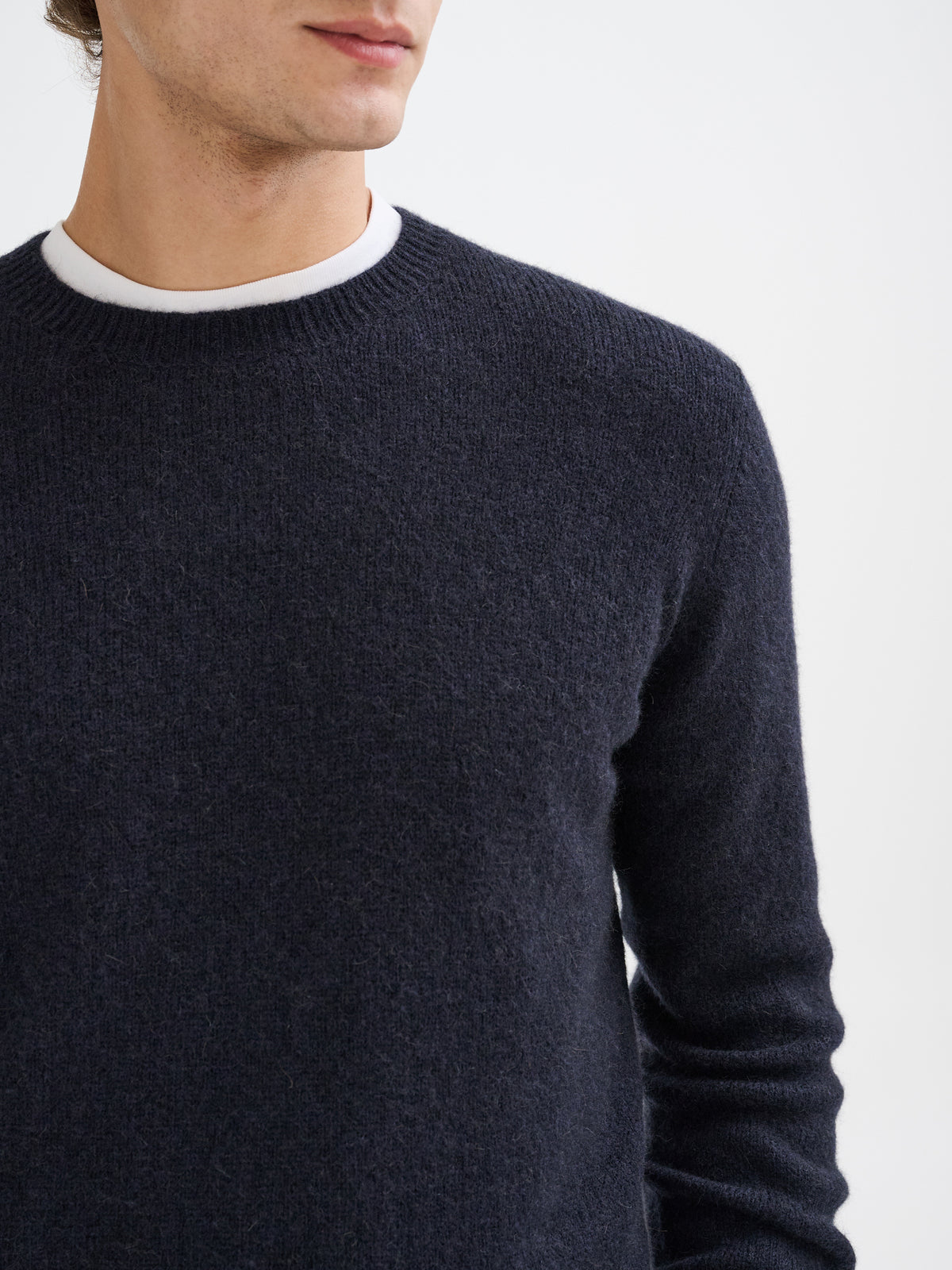 Maglia in lana e cammello