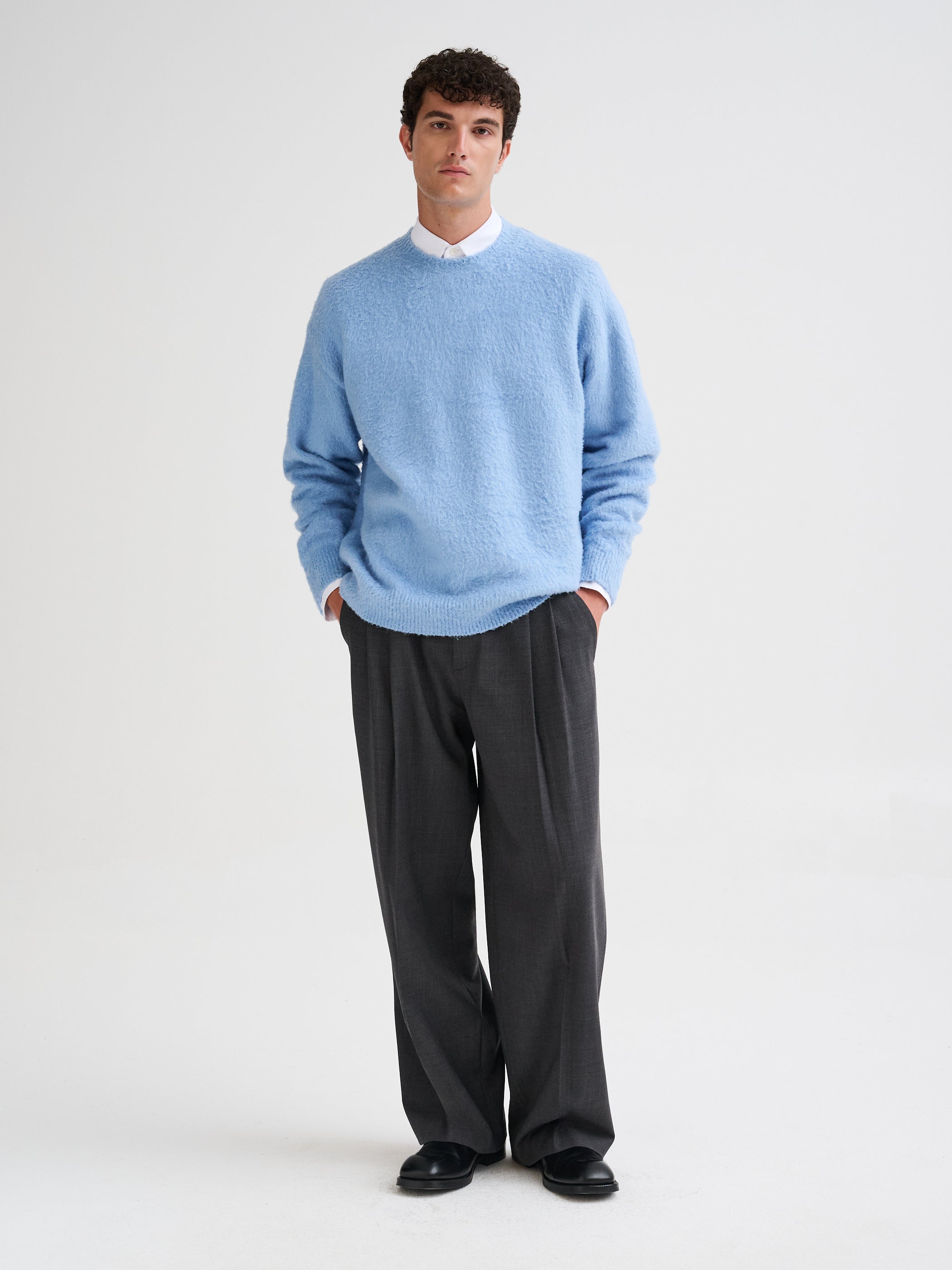 Maglia brushed oversize