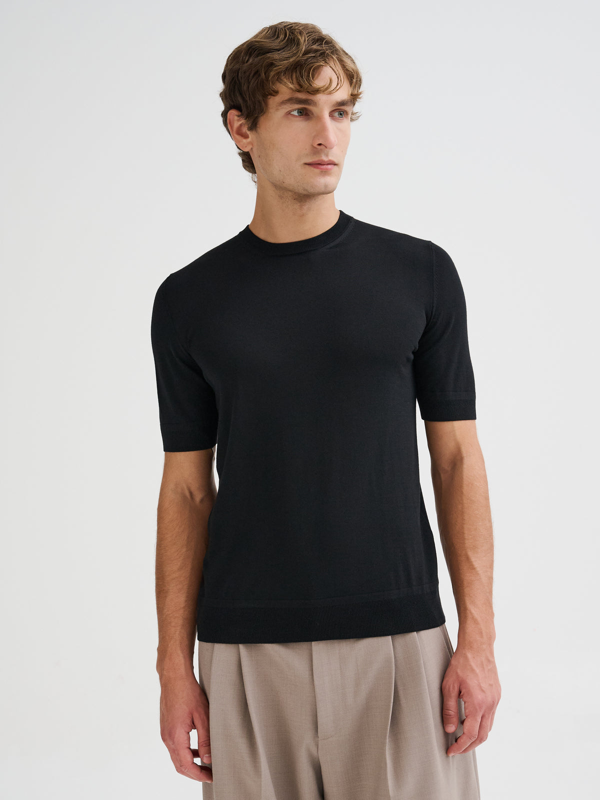 T-shirt in lana merino Slowool®
