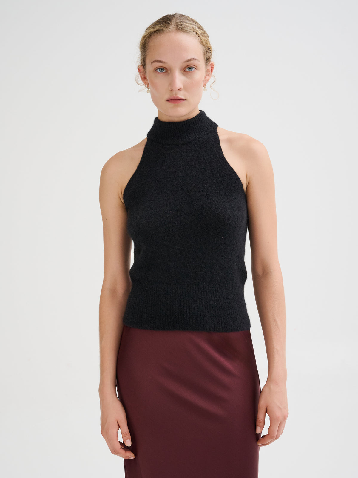 Top dlcevita in cashmere e seta