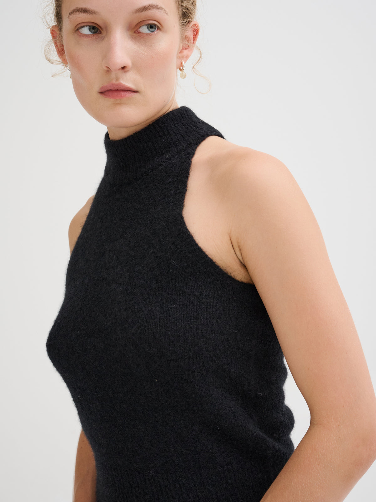 Top dlcevita in cashmere e seta