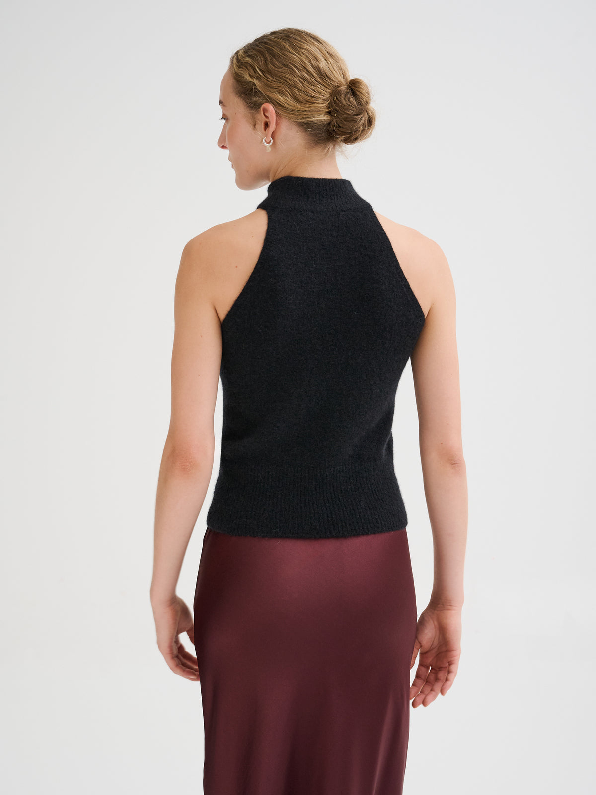 Top dlcevita in cashmere e seta
