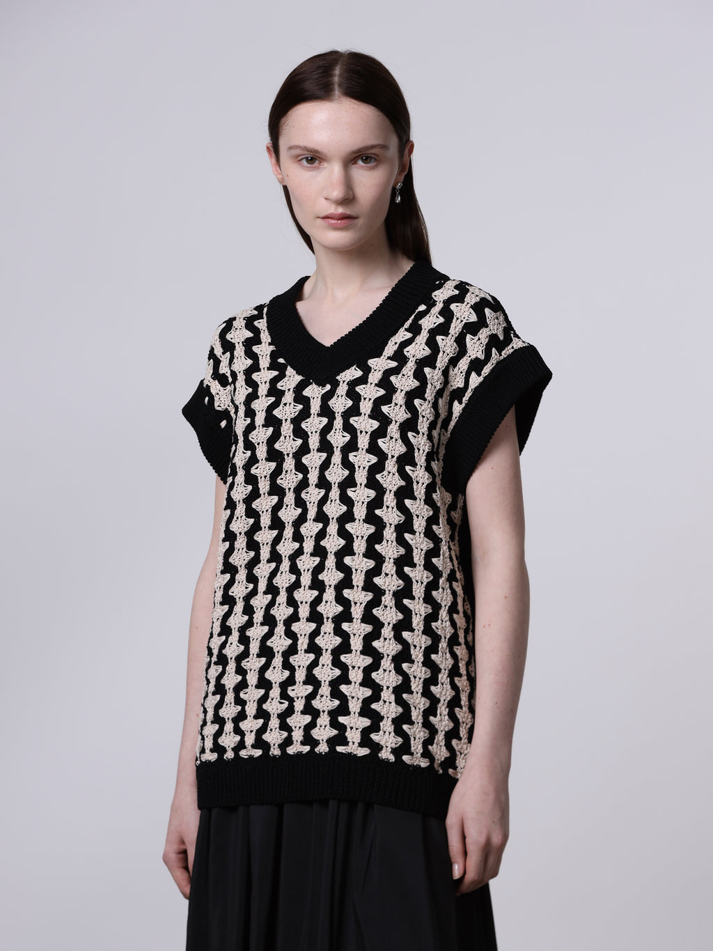 Slipover jacquard bicolor