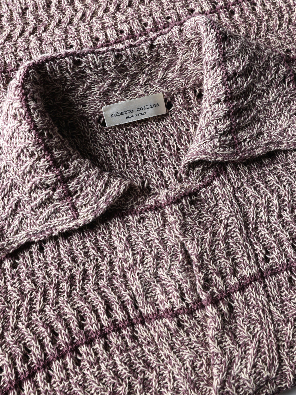 Polo punto texture mouliné