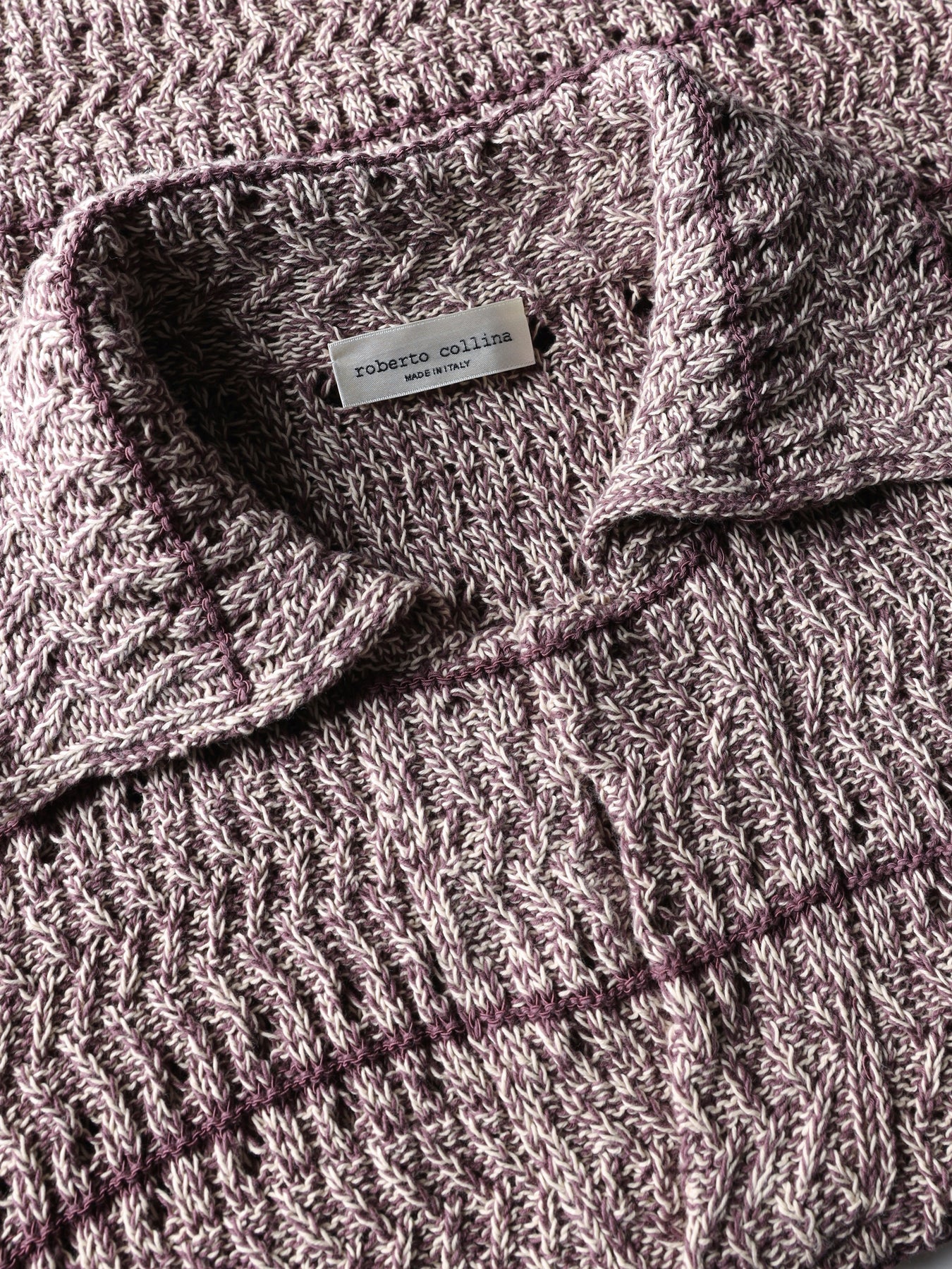 Polo punto texture mouliné