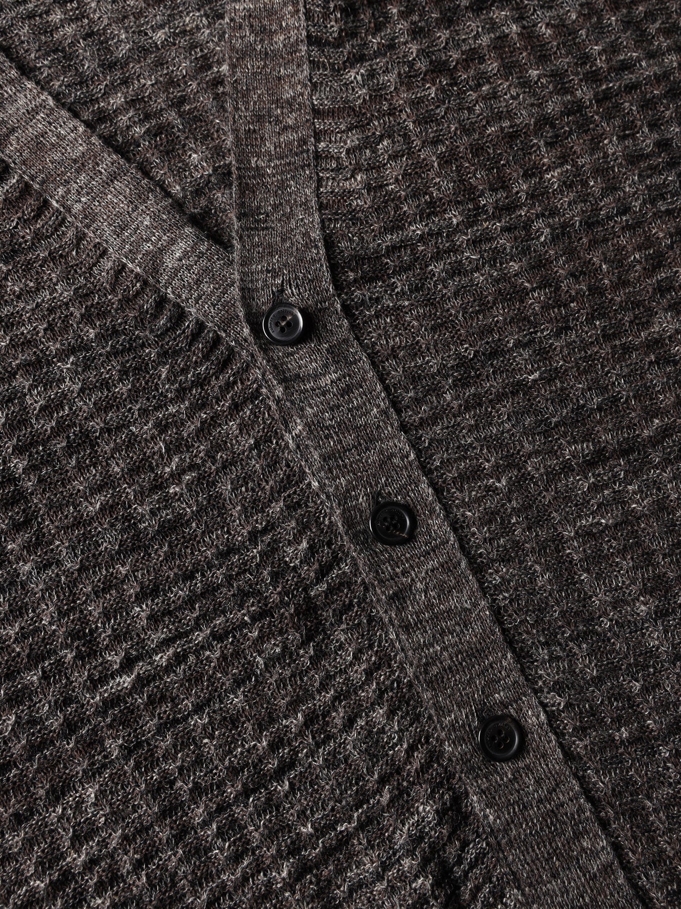 Cardigan punto texture mouliné