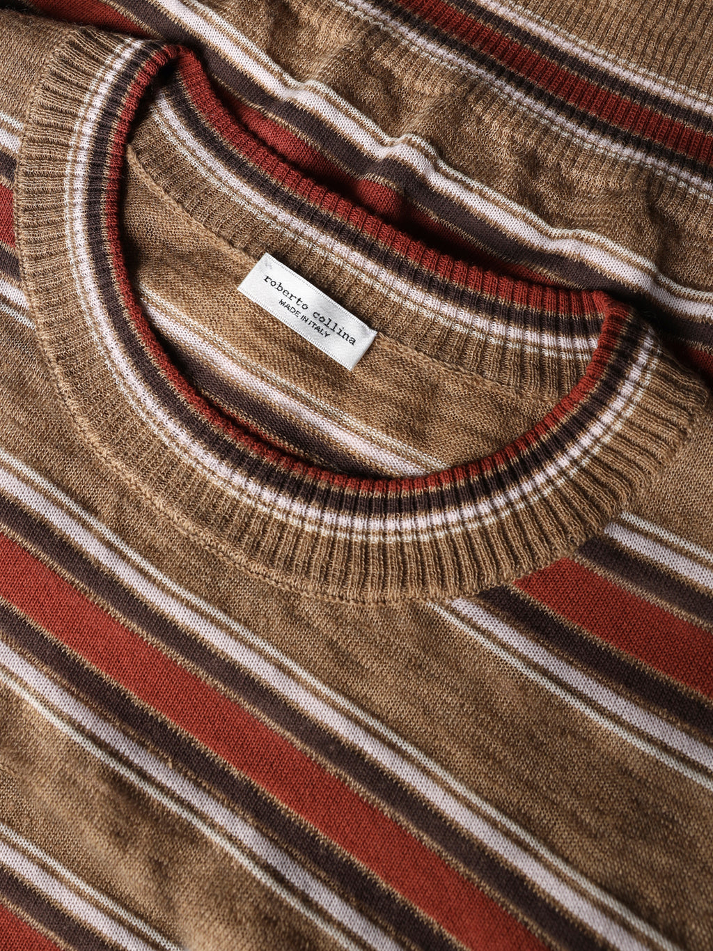 T-shirt in maglia rigata