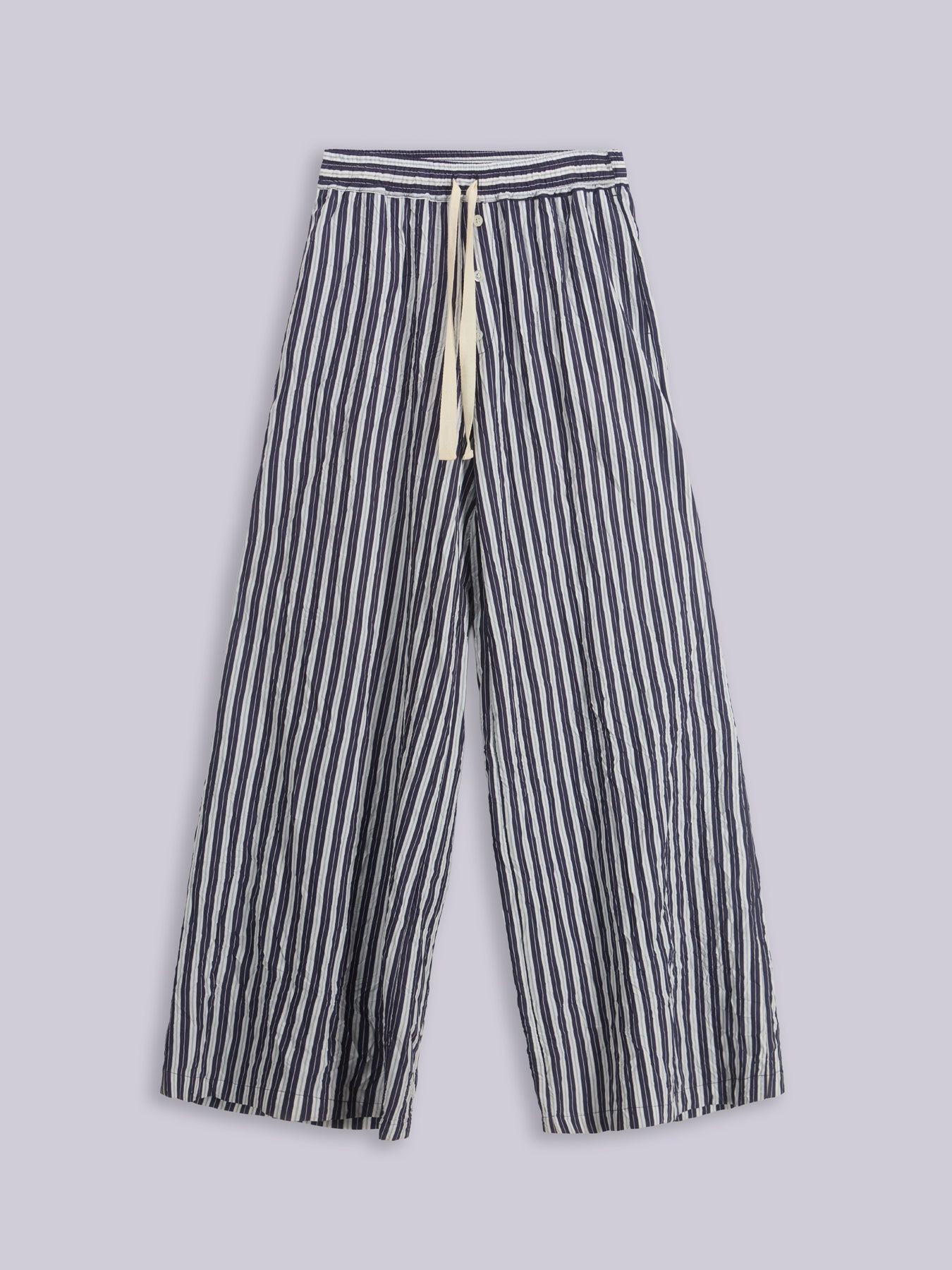 Pantalone over stropicciato
