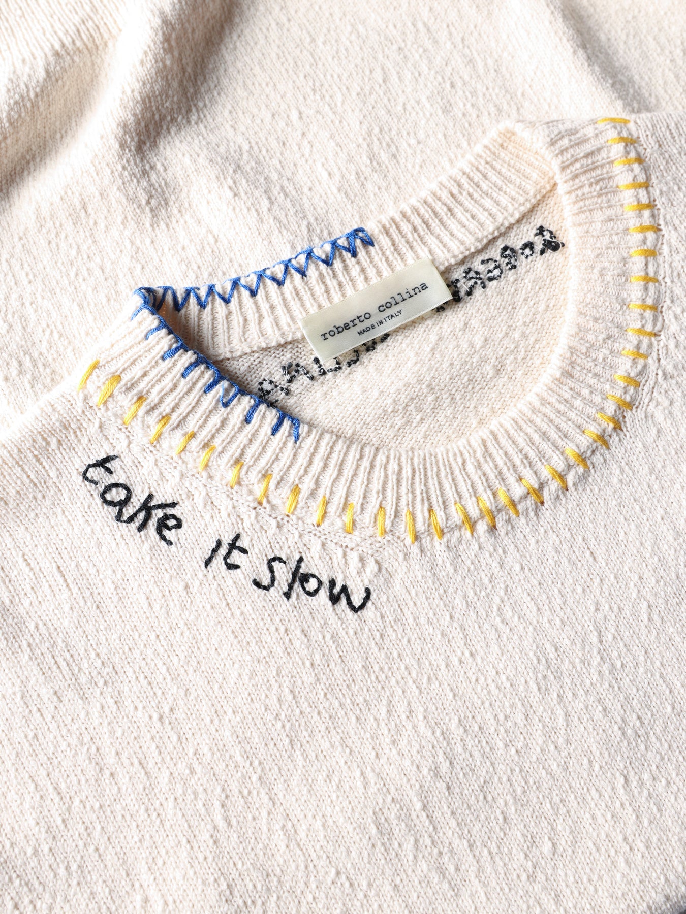 Maglia ricamata "Ciao Amore"