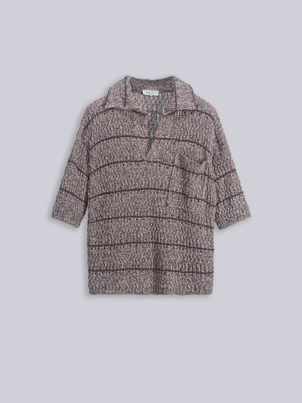 Polo punto texture mouliné