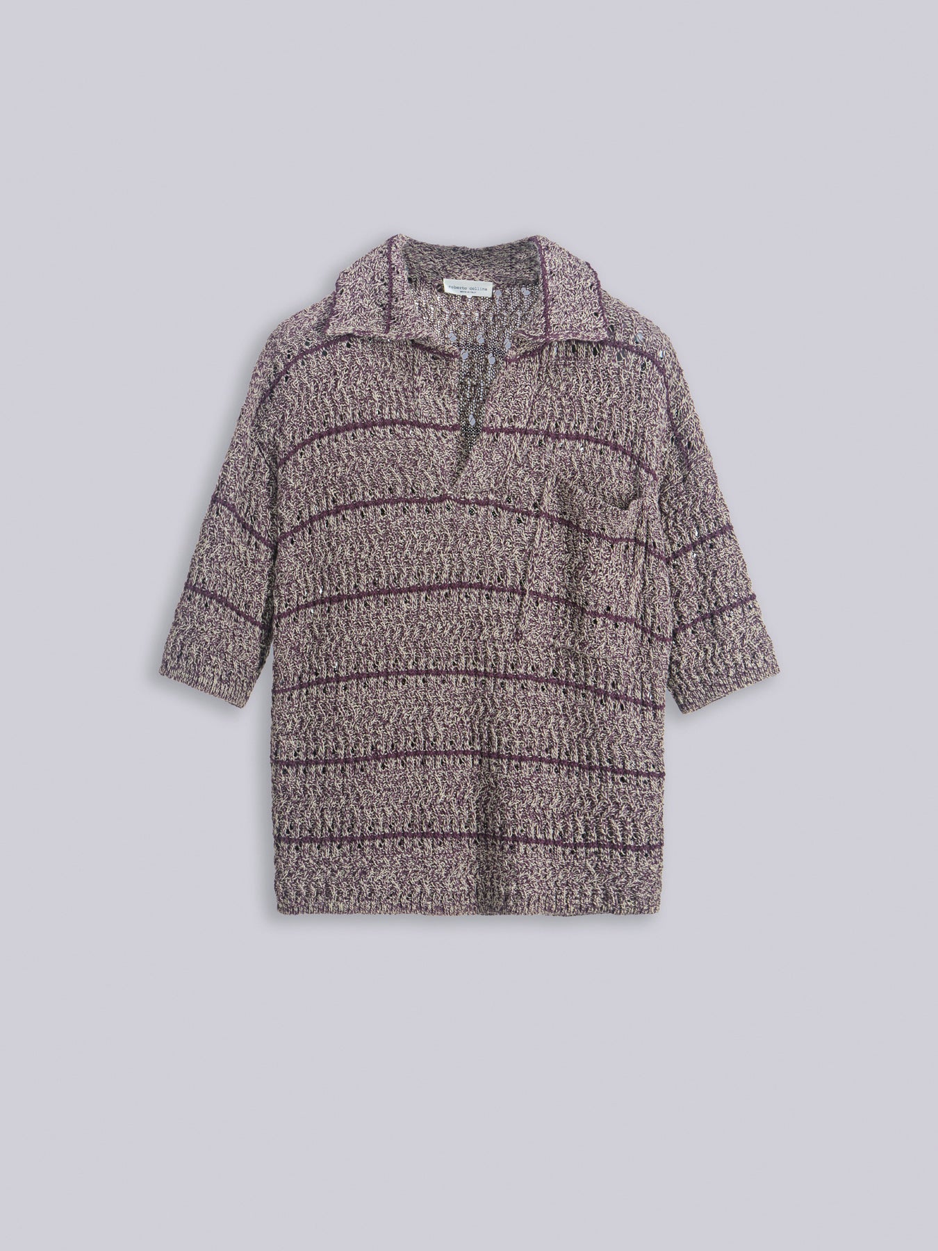 Polo punto texture mouliné