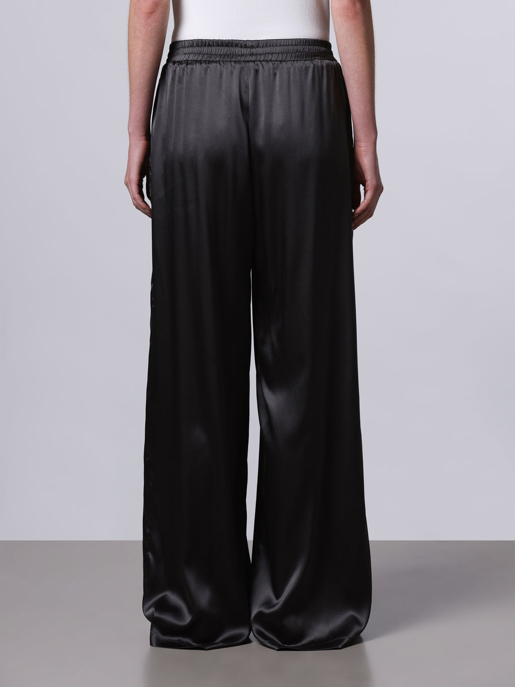 Pantalone ampio in seta