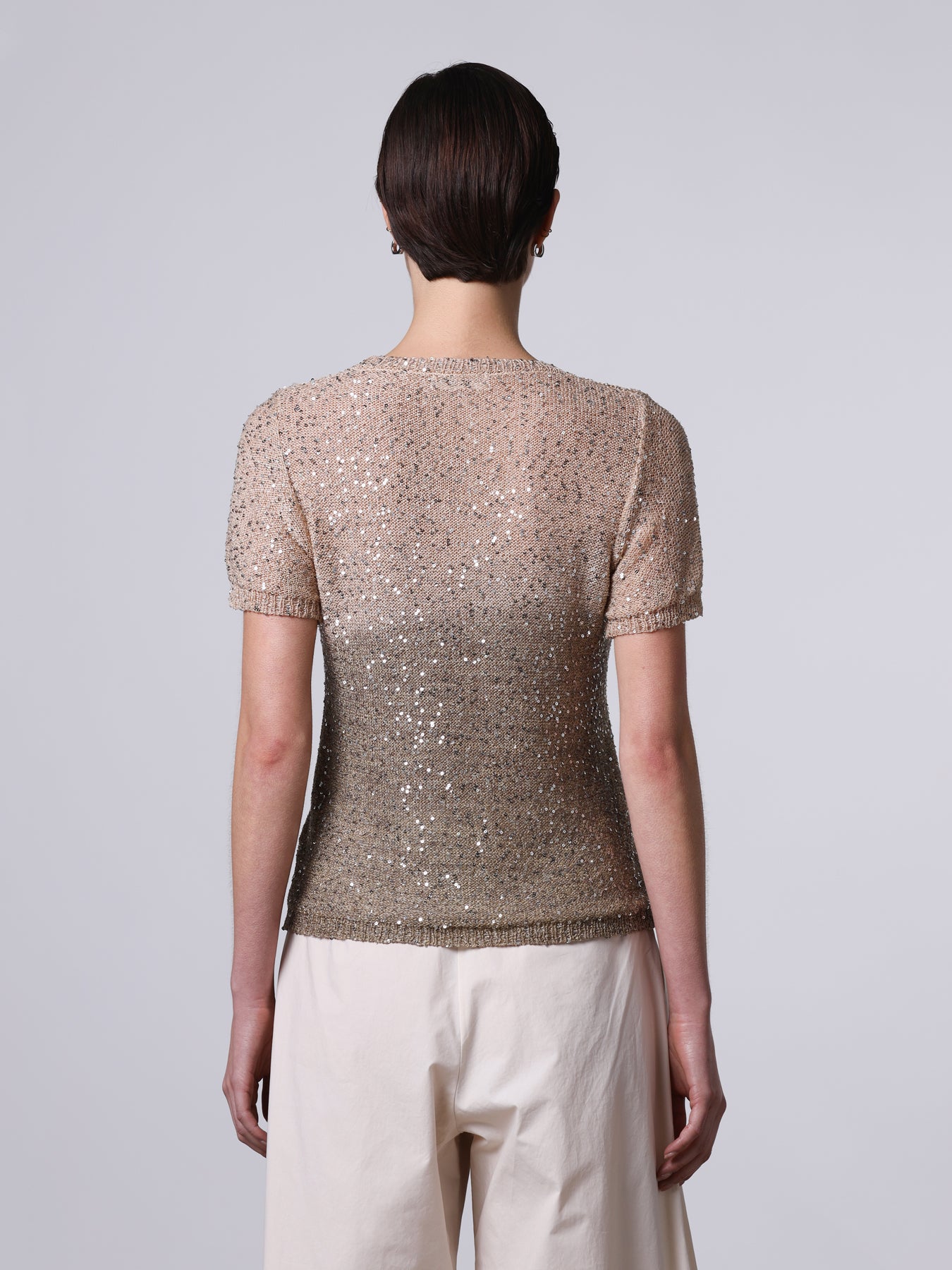 T-shirt con paillettes