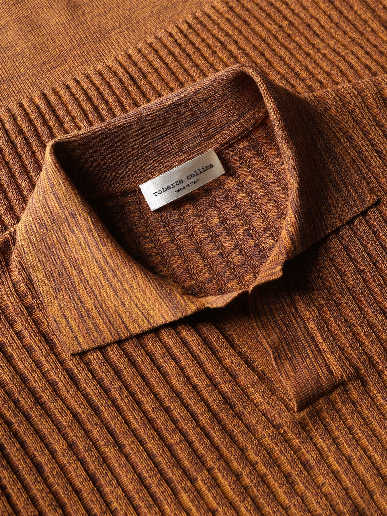 Polo a coste mouliné