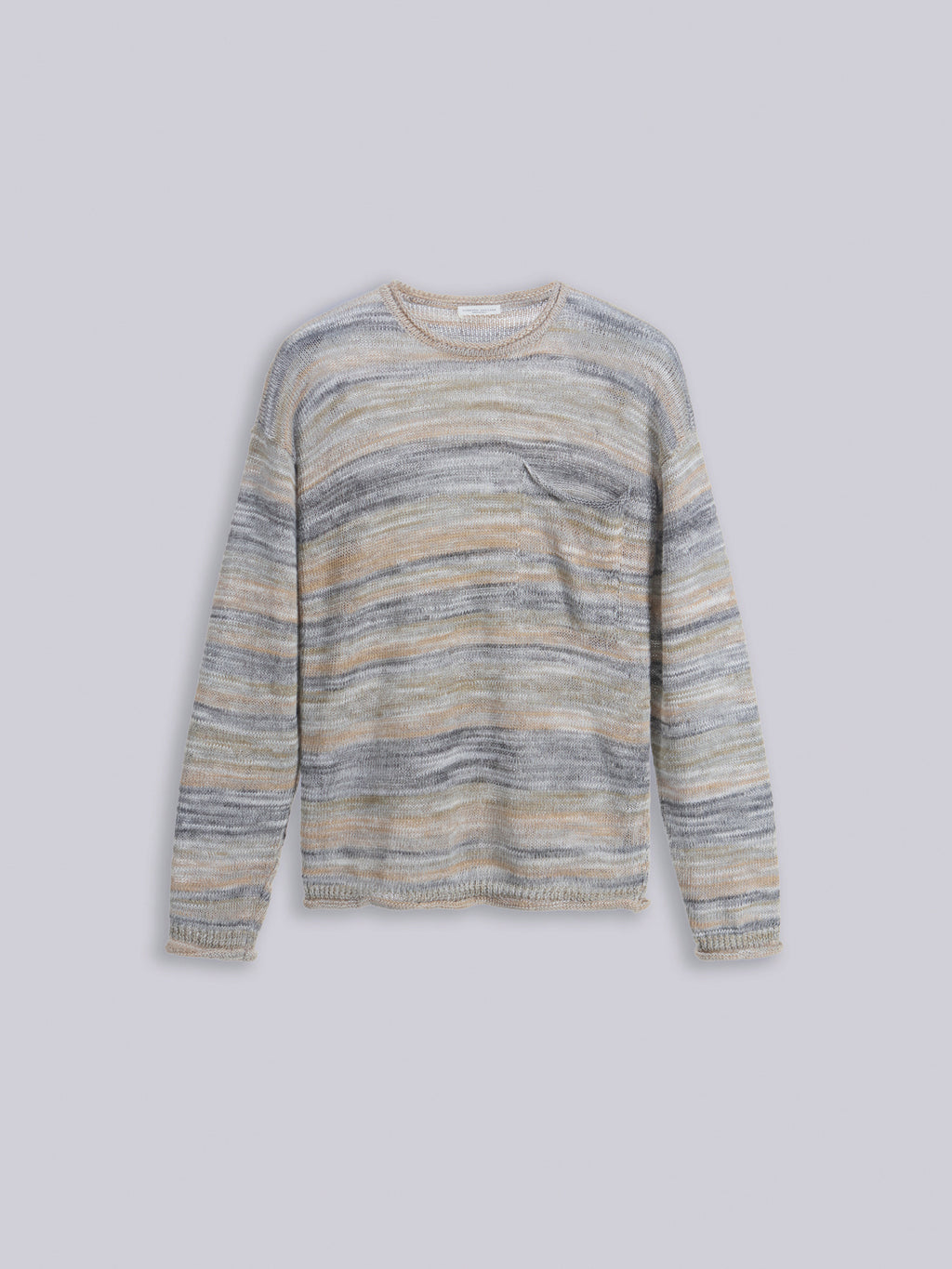 Maglia in lino con tasca