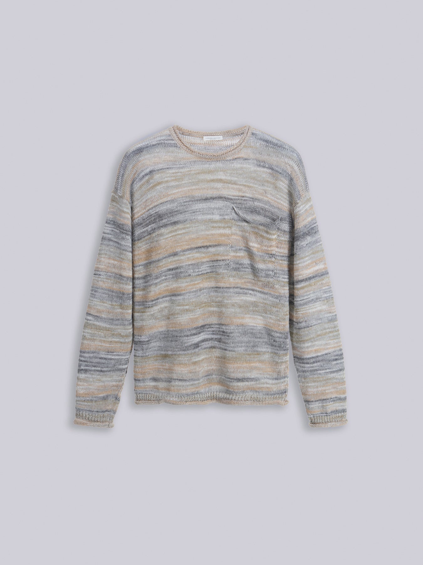 Maglia in lino con tasca