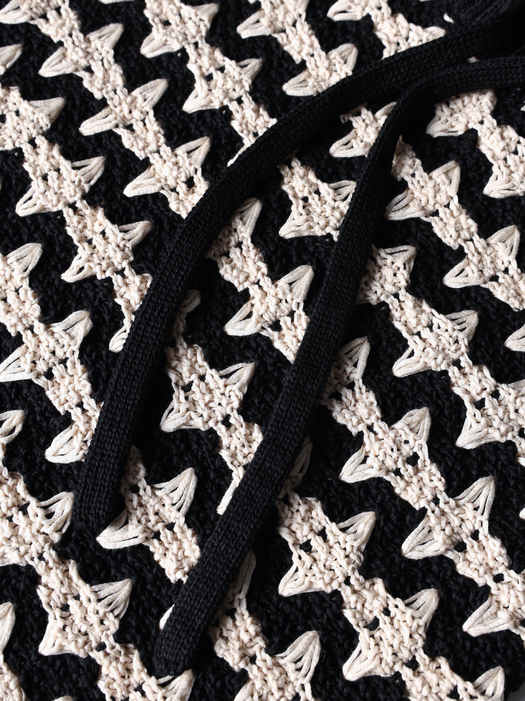 Minigonna jacquard bicolor