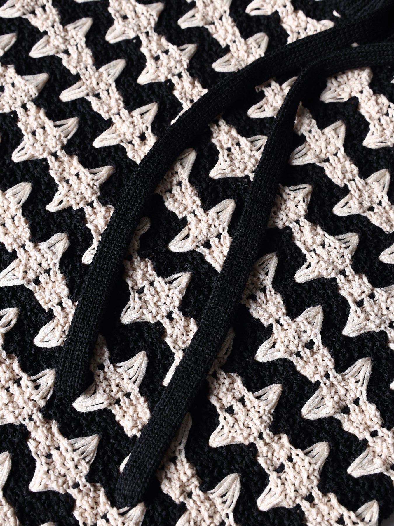 Minigonna jacquard bicolor