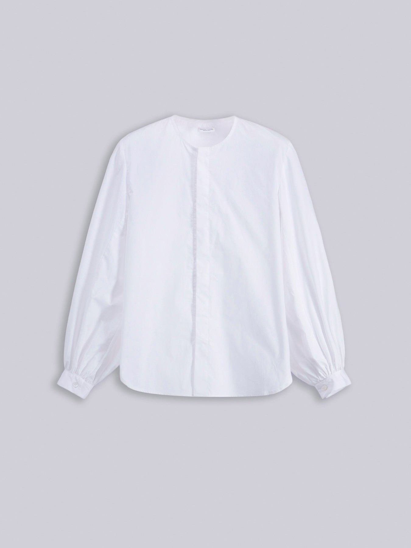 Camicia over con maniche arricciate