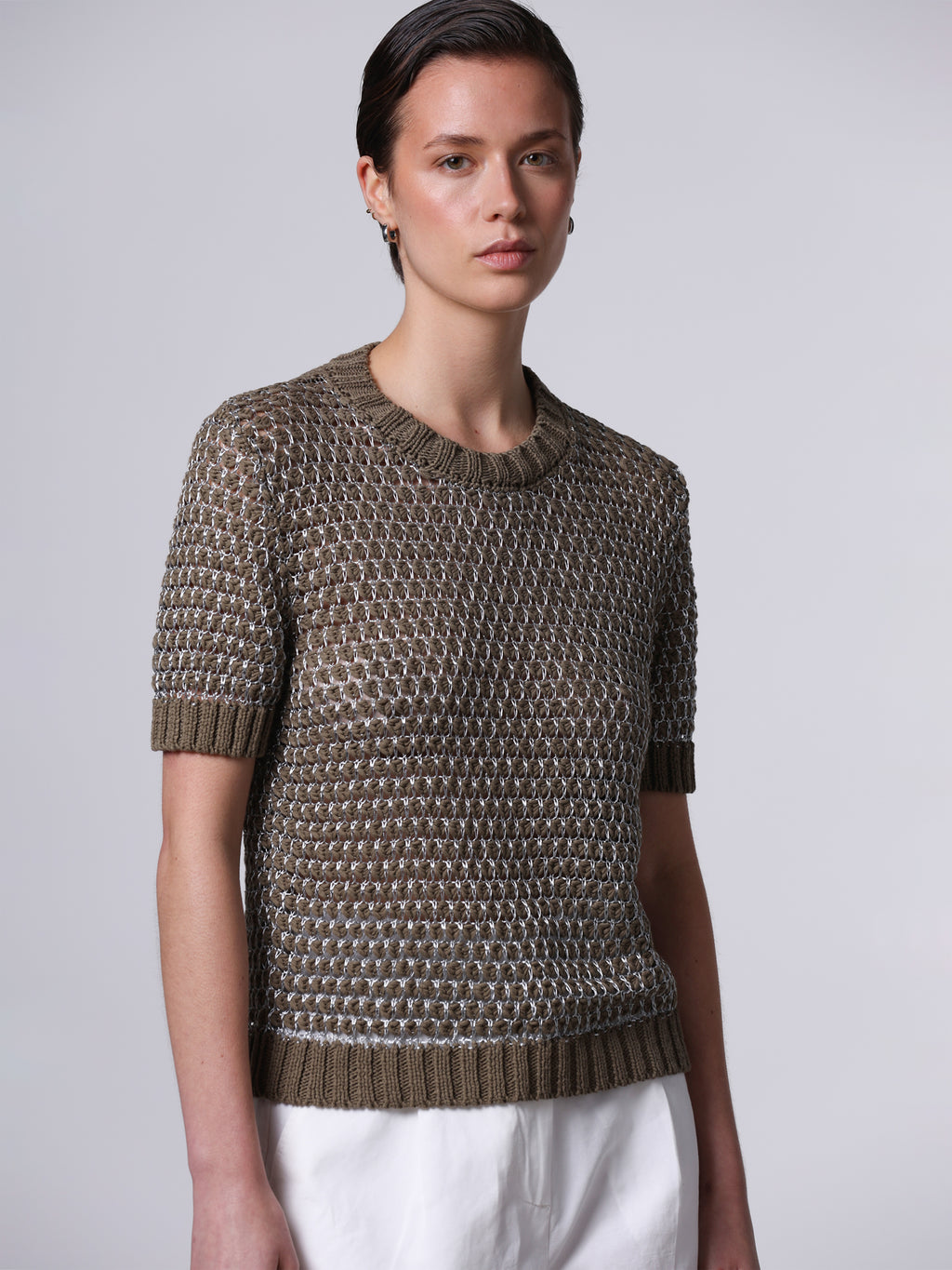 T-shirt punto nocciolina