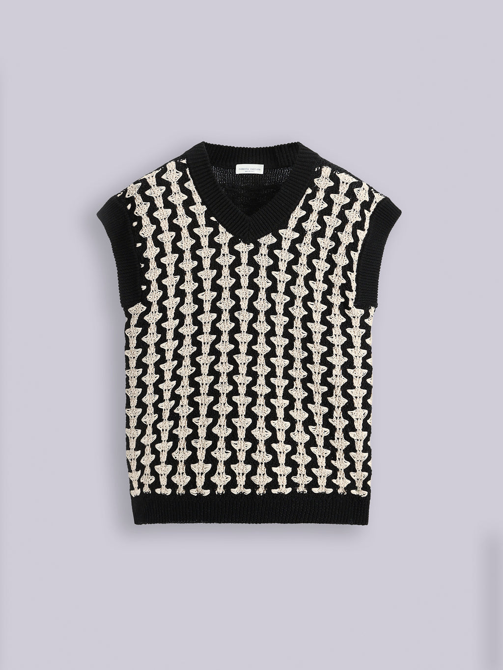 Slipover jacquard bicolor