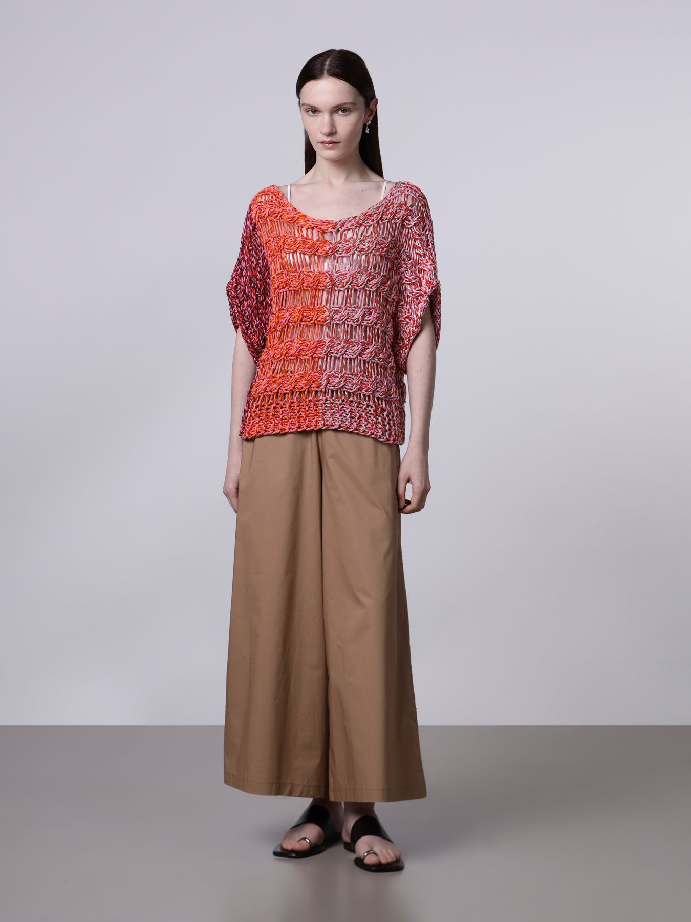 Pantalone ampio crop