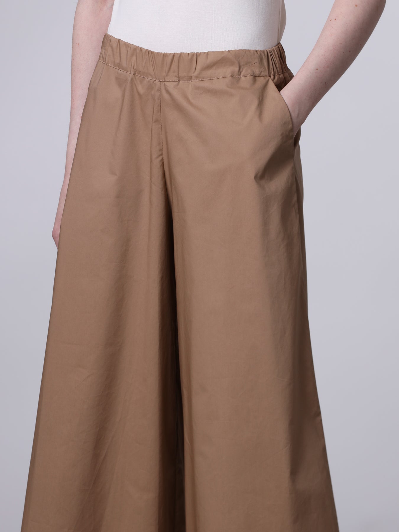 Pantalone ampio crop