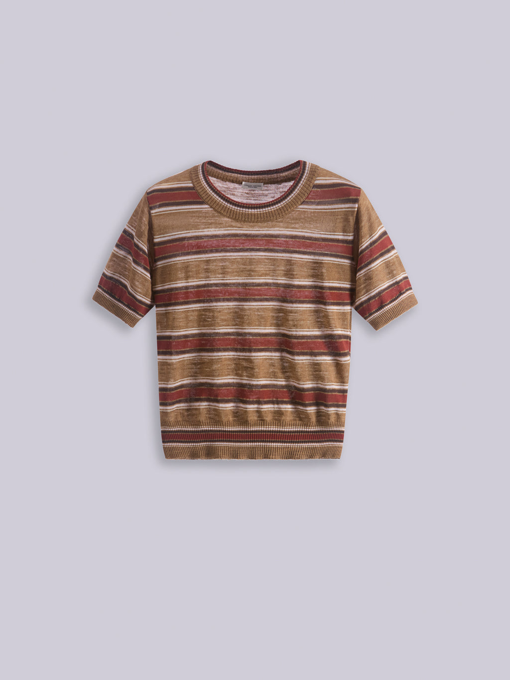 T-shirt in maglia rigata