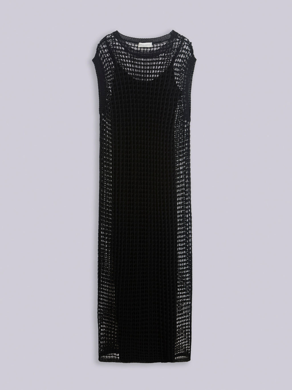 Abito in maglia retato