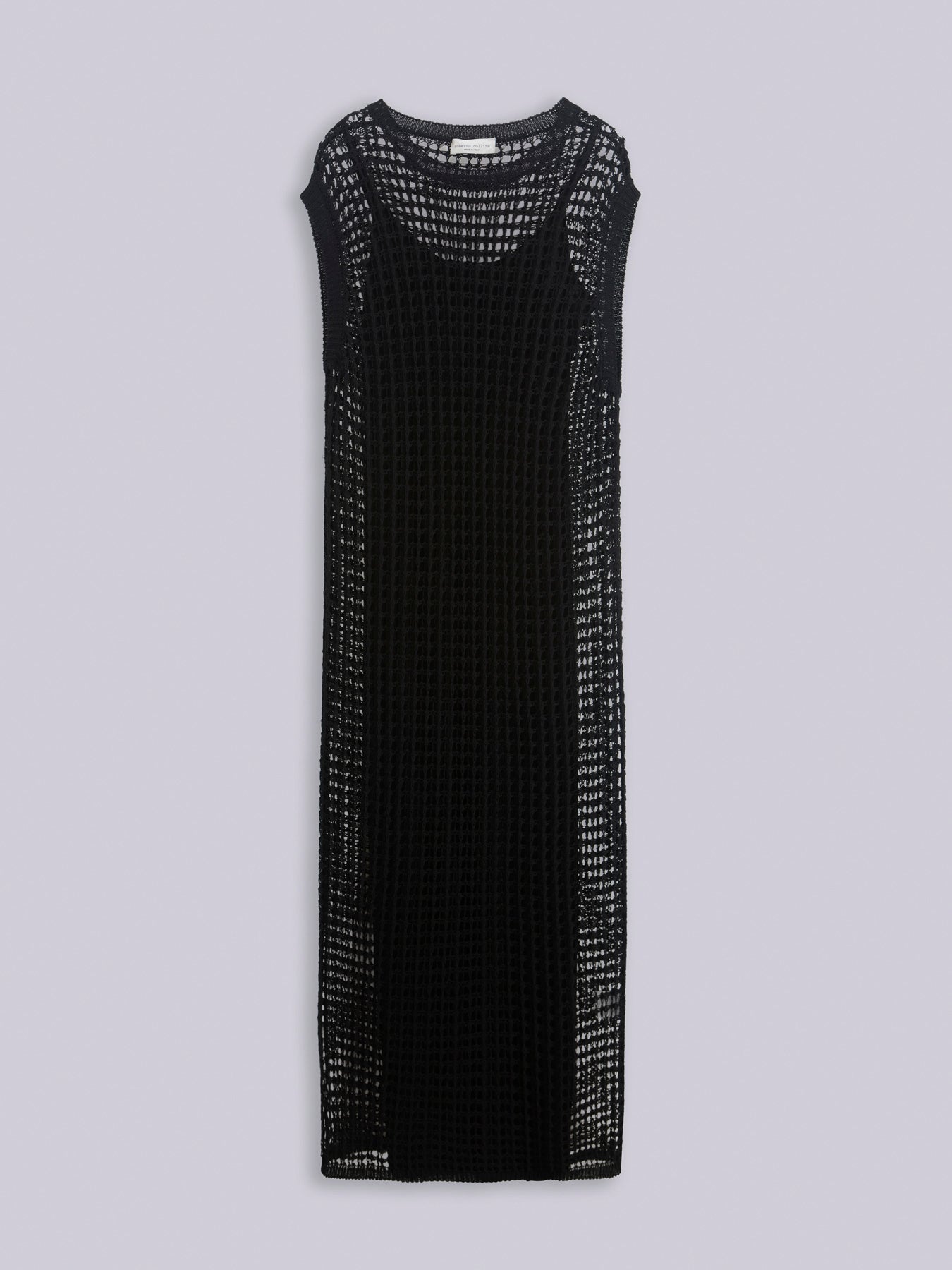 Abito in maglia retato