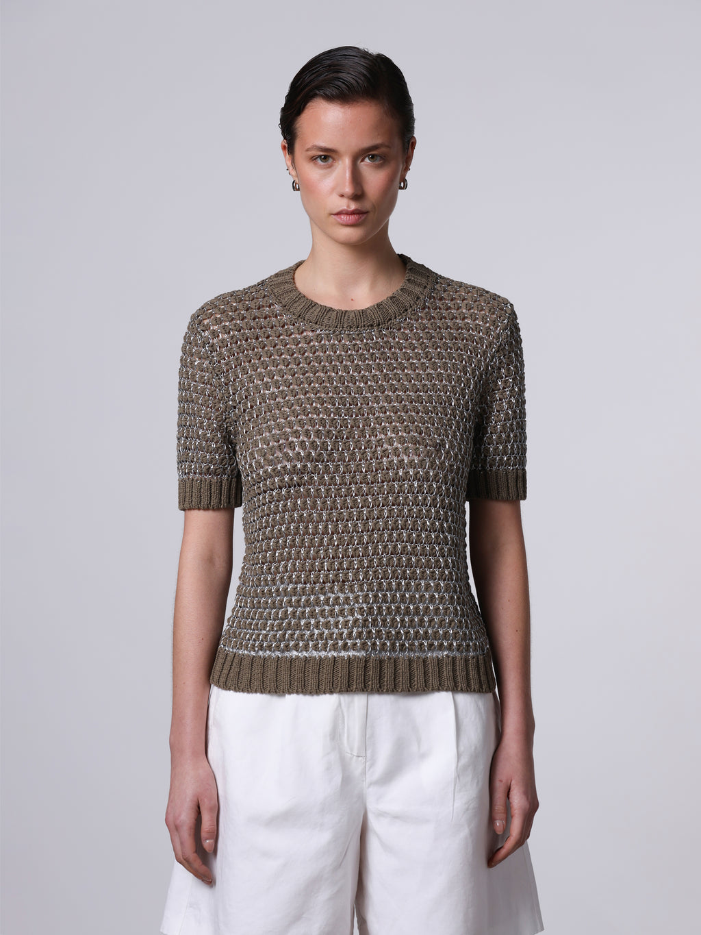 T-shirt punto nocciolina