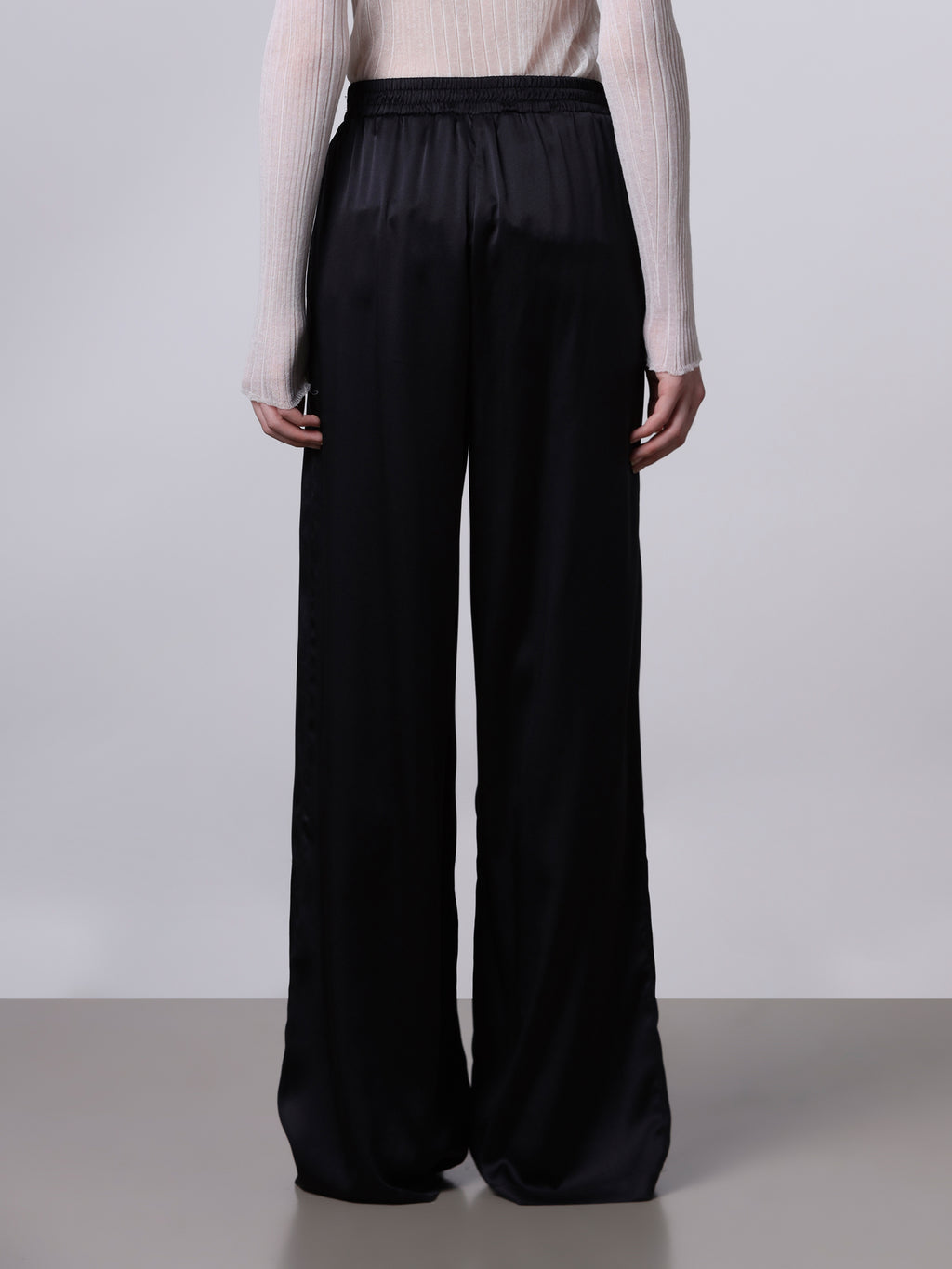 Pantalone ampio in seta