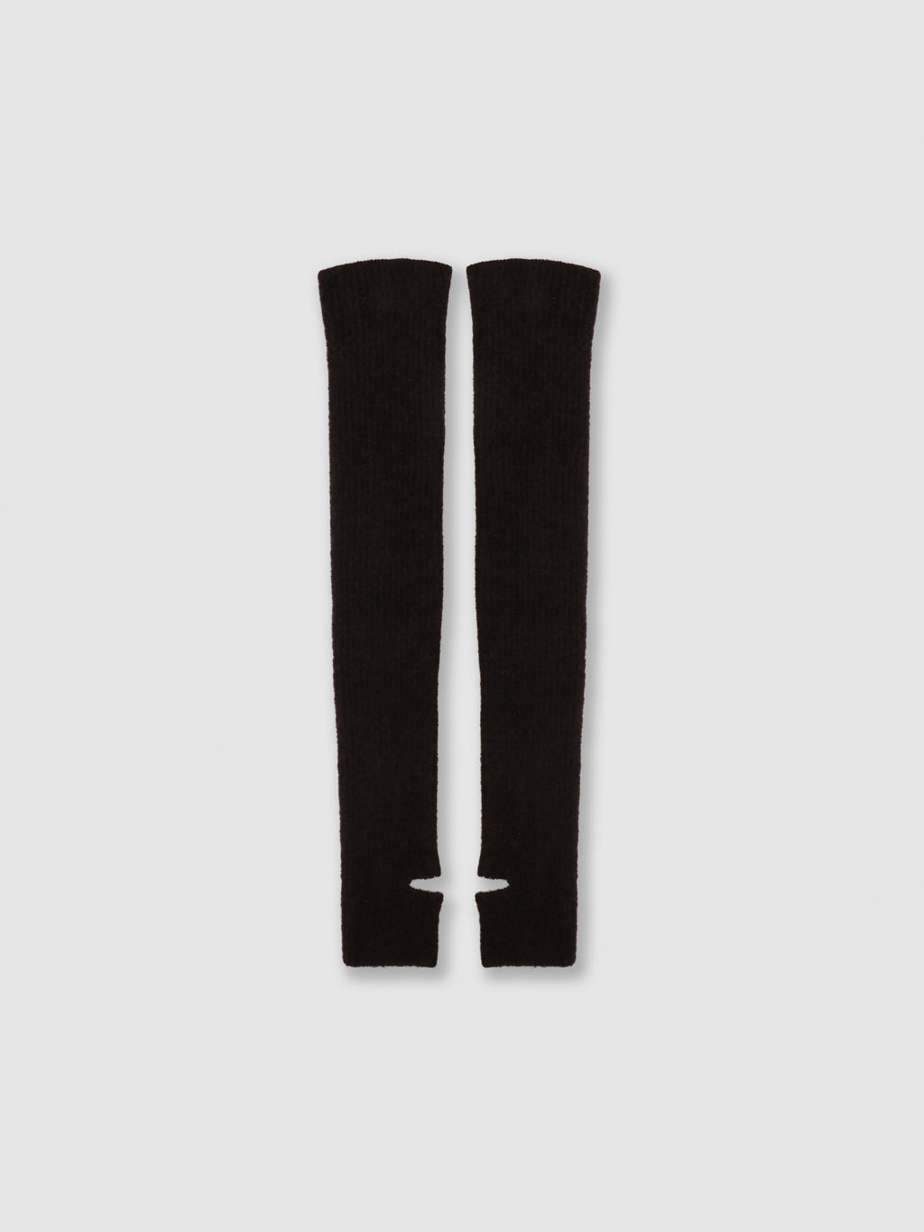 Manicotti lunghi in cashmere e seta