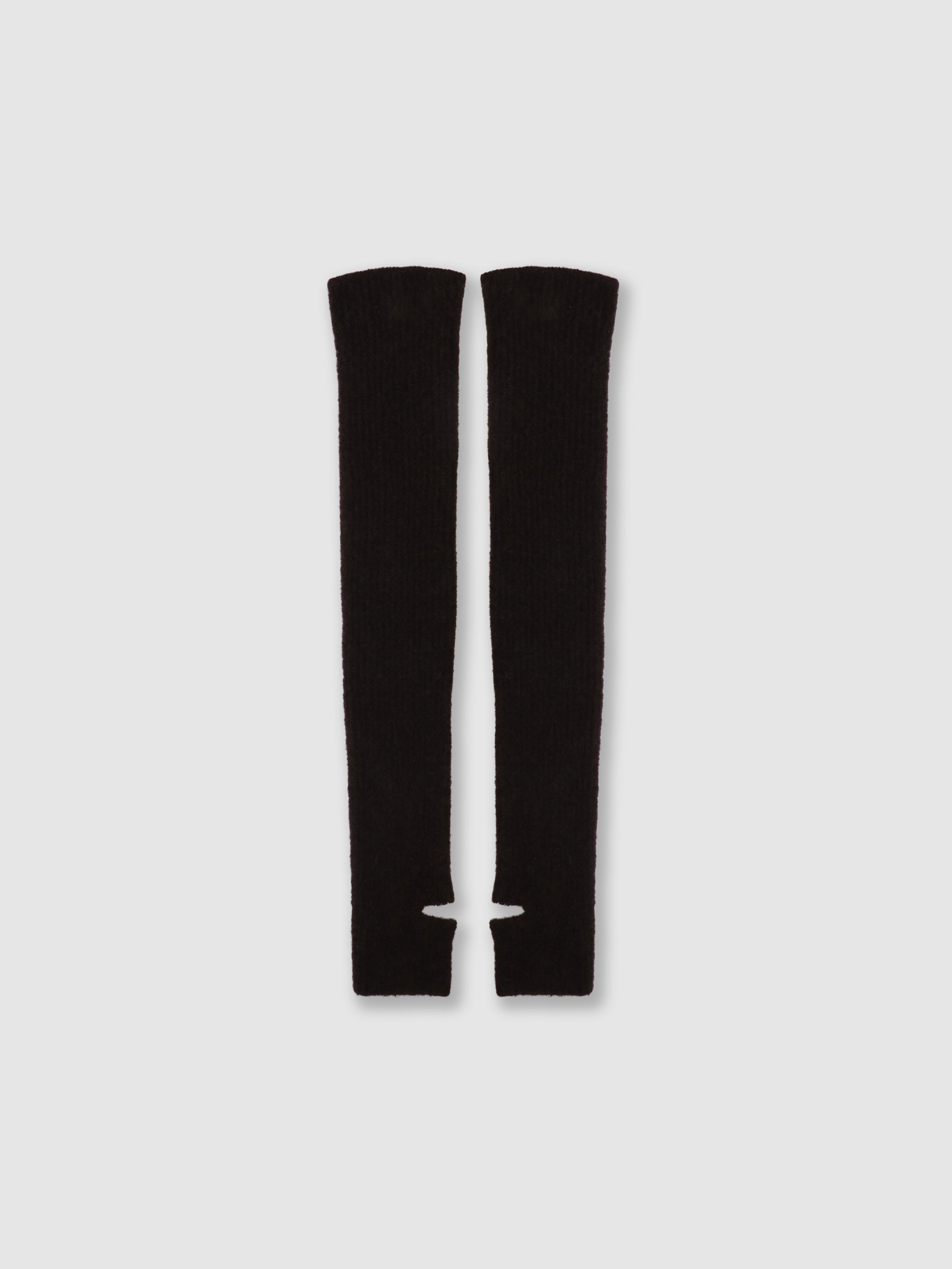 Manicotti lunghi in cashmere e seta